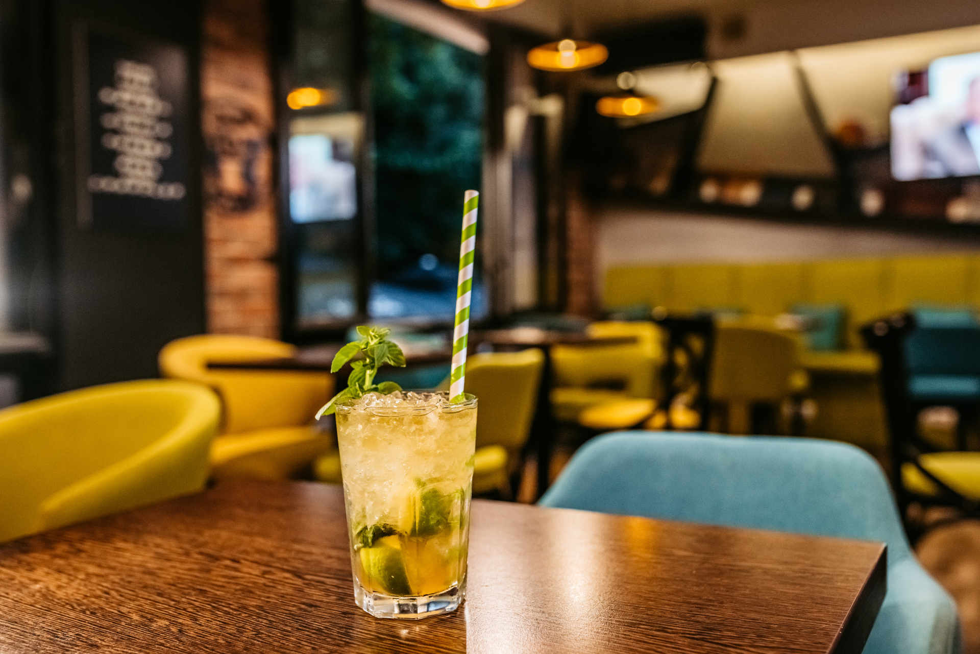 Virgin Mango sitting on a table